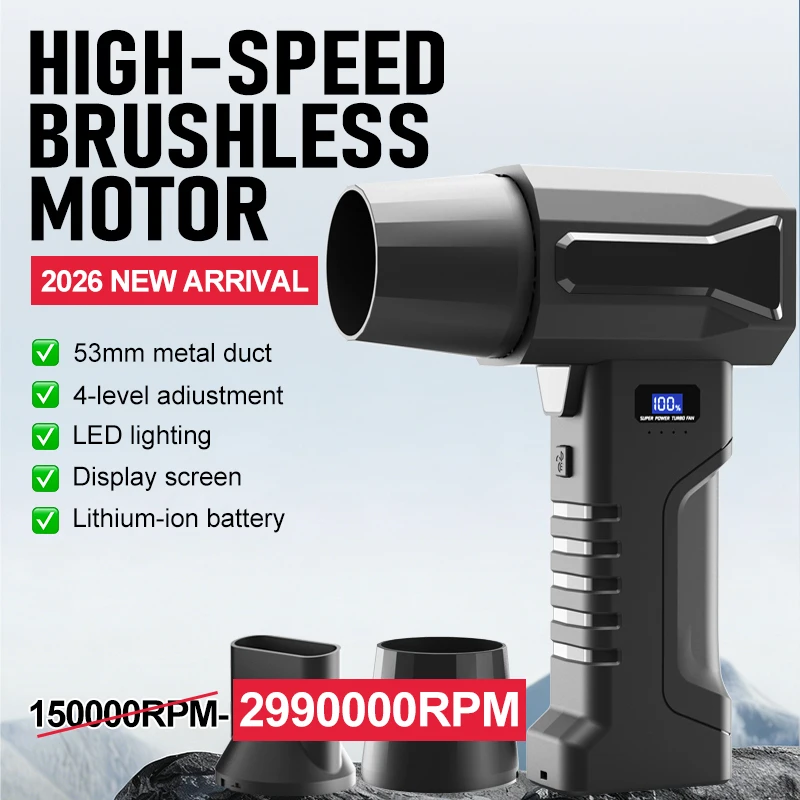 Diy Electronics Cleaner - พัดลมเทอร์โบ 2990000 รอบต่อนาที เครื่องเป่าลมแบบพกพา เครื่องเป่าลมไฟฟ้าแบบชาร์จได้ สำหรับทำความสะอาดฝุ่นในรถยนต์และอุปกรณ์อิเล็กทรอนิกส์ในบ้าน