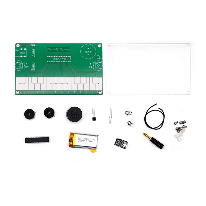 Diy Electronics Kits For Adults - AAAEL-ดินสอเปียโนบัดกรีชุดฝึกเปียโนอิเล็กทรอนิกส์ DIY ชุด Type-C ชาร์จสําหรับเด็กผู้ใหญ่แฟนเพลง