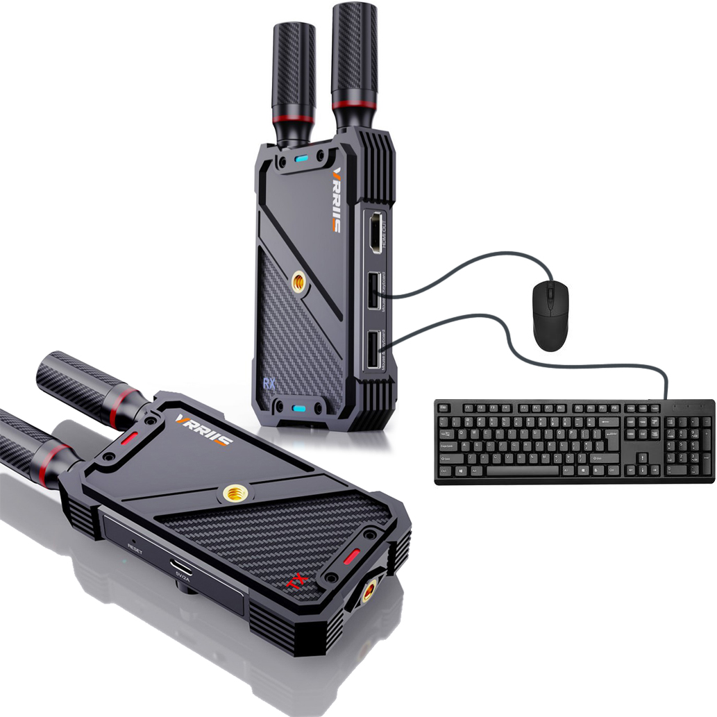 Diy Mouse Electronics - VRRIIS WL082K ชุดส่งสัญญาณภาพและเสียง HDMI KVM ไร้สาย