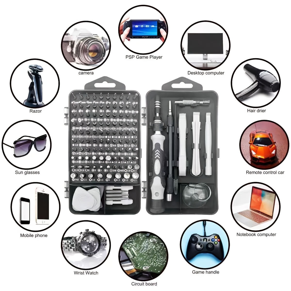 ชุดไขควง 115in1, ความแข็งสูง,  - Diy Electronics Repair Kit บทวิจารณ์และราคา