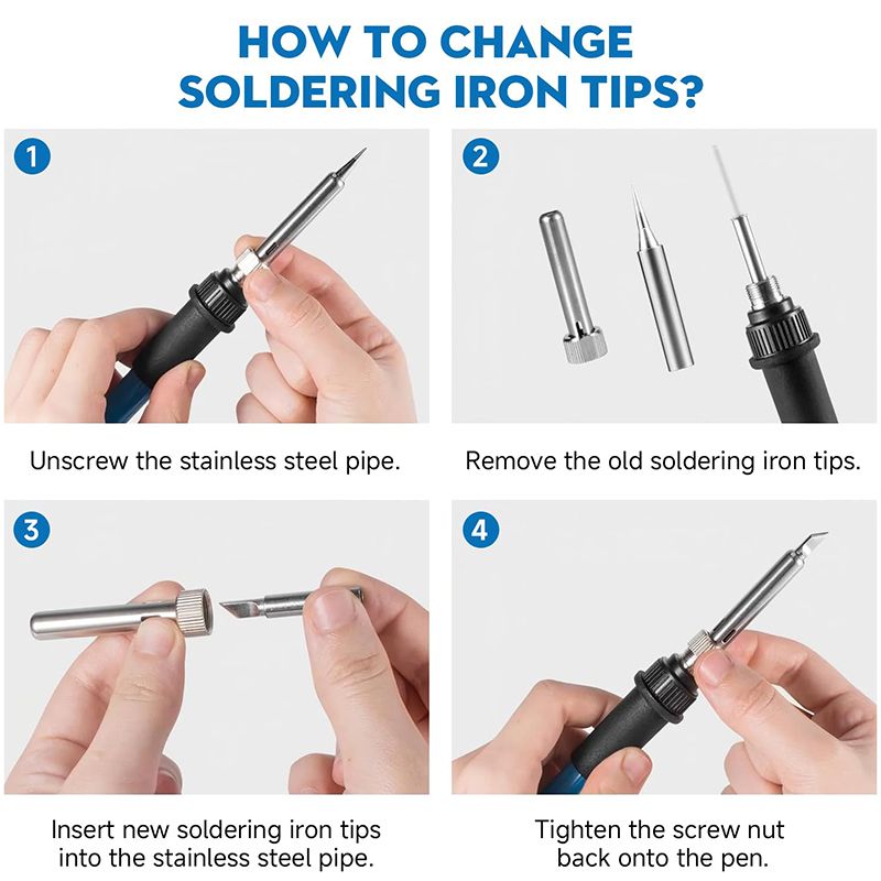 ชุดหัวแร้งบัดกรีไฟฟ้าปรับอุณหภ - Diy Electronics Tools บทวิจารณ์และราคา
