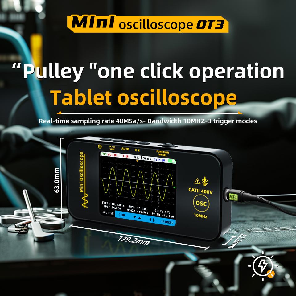 BSIDE OT3 Handheld Oscilloscop - Oscilloscope Dso Mini บทวิจารณ์และราคา