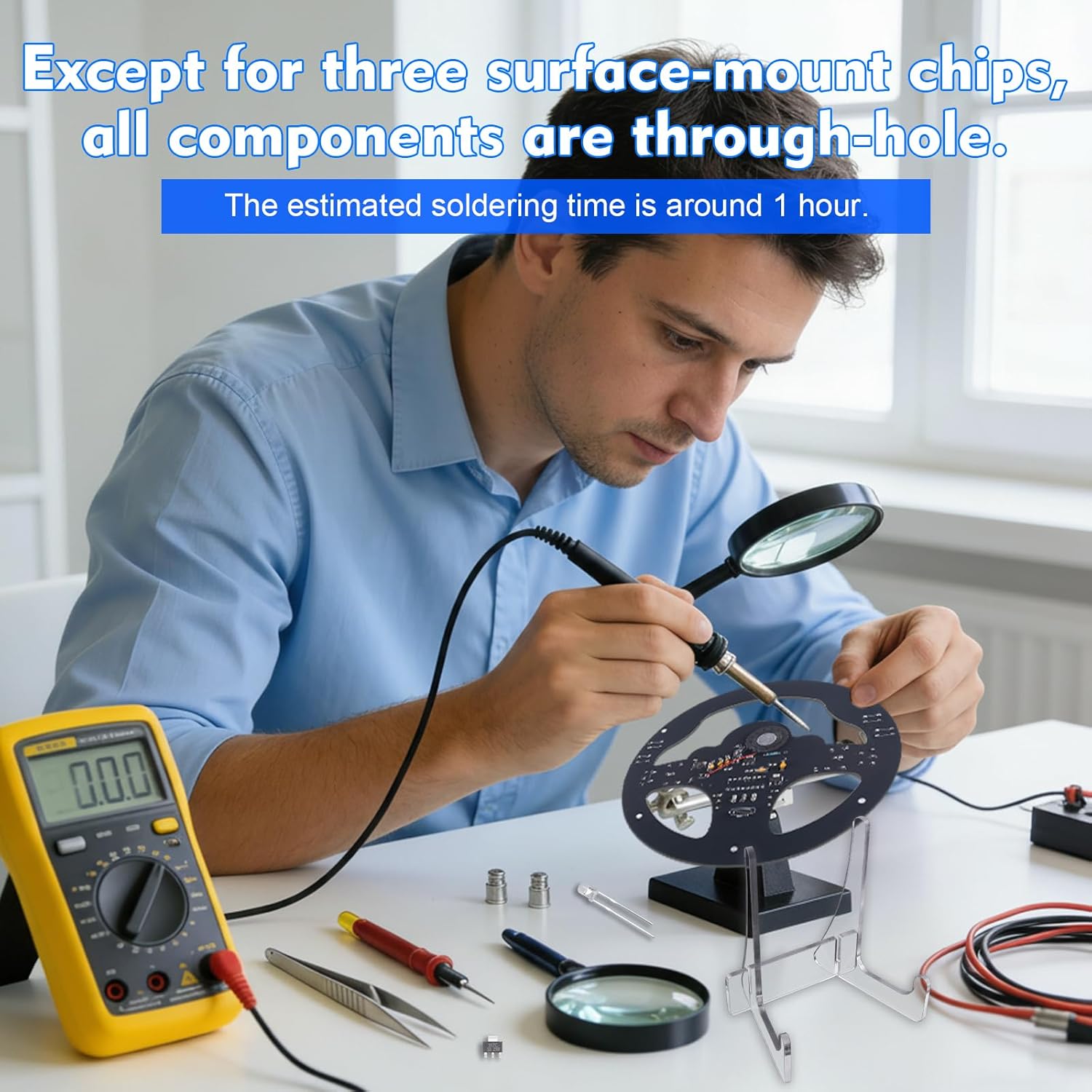 ชุดอุปกรณ์บัดกรีพวงมาลัยรถยนต์ - Diy Electronics Kits For Adults บทวิจารณ์และราคา