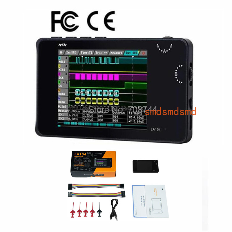 LA104 มินิ DSO เครื่องวิเคราะห - Oscilloscope Dso Mini บทวิจารณ์และราคา