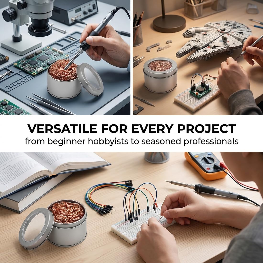 เครื่องมือทำความสะอาดหัวแร้งบั - Diy Electronics Cleaner บทวิจารณ์และราคา