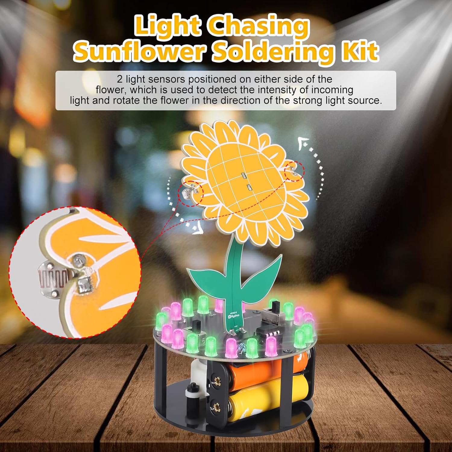 ชุดฝึกบัดกรีดอกทานตะวันไล่แสง  - Diy Electronics Kits For Adults บทวิจารณ์และราคา