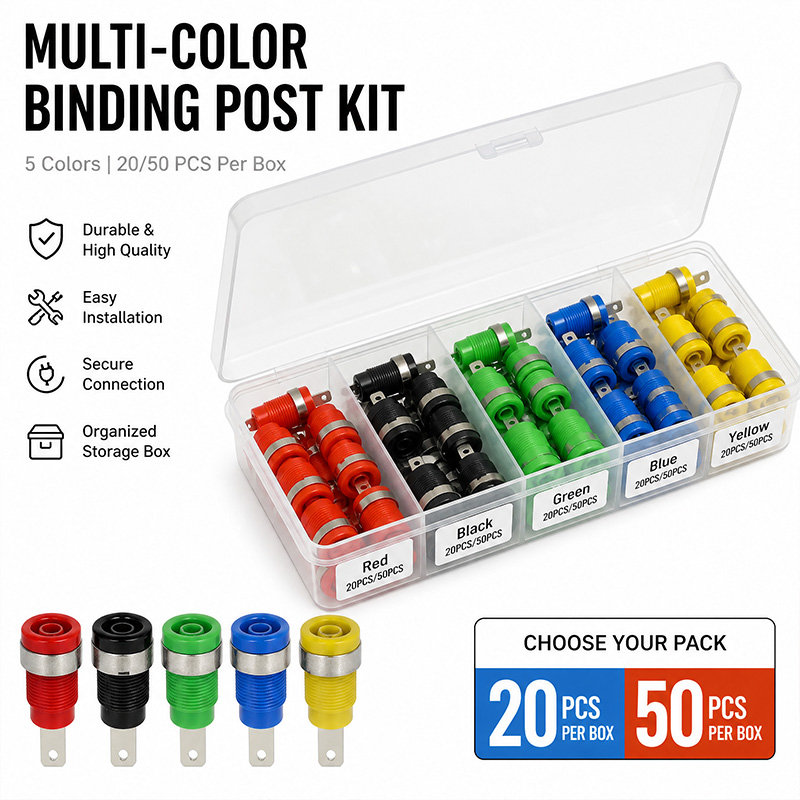 ชุดอุปกรณ์ขั้วต่อสายไฟหลากสี 2 - Diy Audio Electronics Kit บทวิจารณ์และราคา