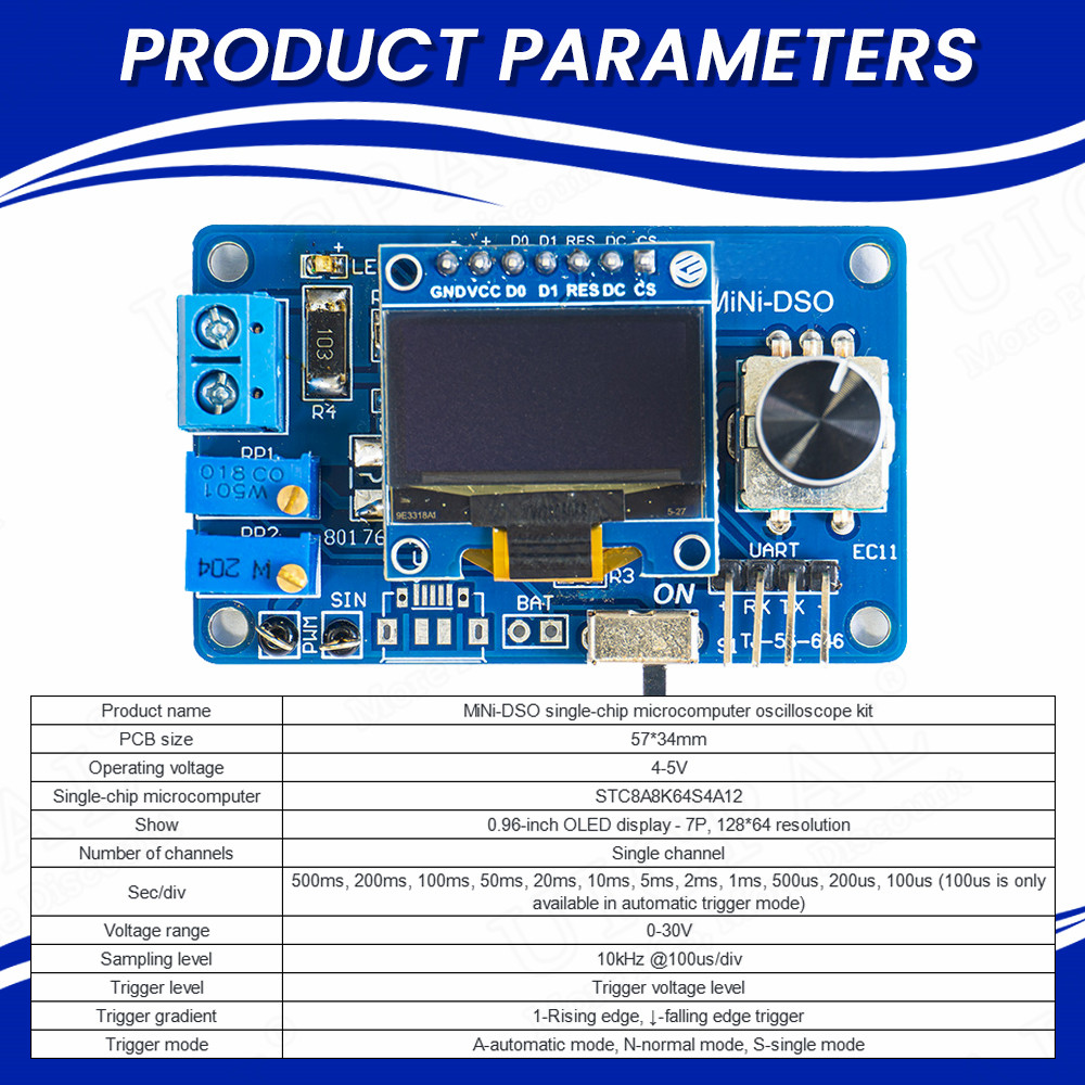 DIY Mini Digital Oscilloscope  - Oscilloscope Dso Mini บทวิจารณ์และราคา