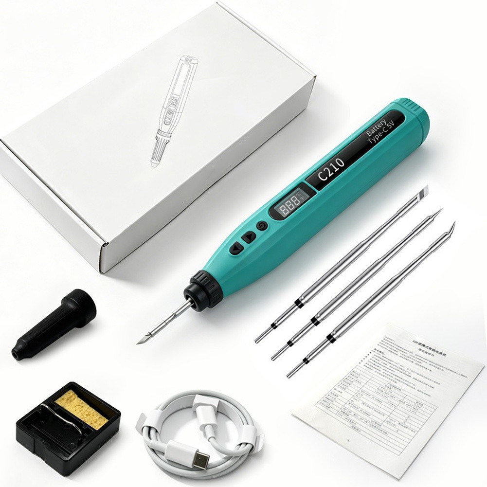 ชุดหัวแร้งบัดกรีดิจิตอล USB อั - Diy Electronics Tools บทวิจารณ์และราคา