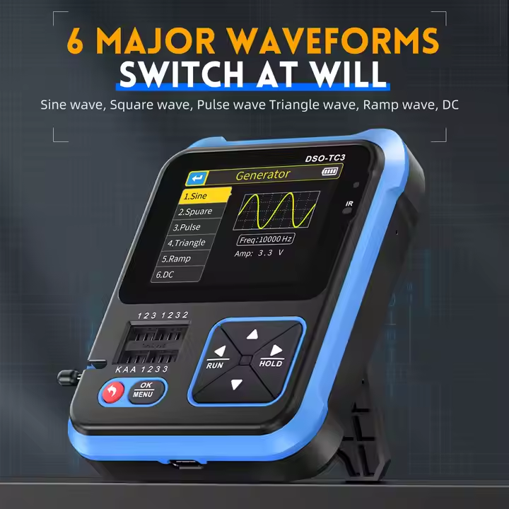 FNIRSI DSO-TC3 มินิออสซิลโลสโค - Oscilloscope Dso Mini บทวิจารณ์และราคา