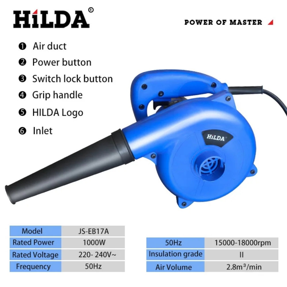 HILDA 1000W เครื่องเป่าลมไฟฟ้า - Diy Electronics Cleaner บทวิจารณ์และราคา