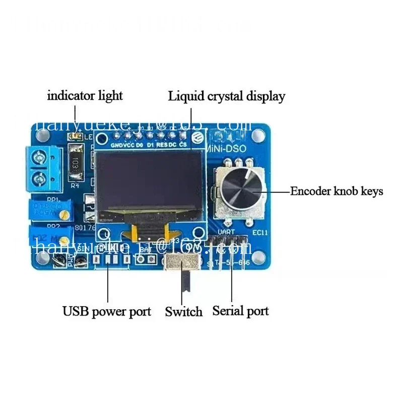 ชุดไมโครคอนโทรลเลอร์ STC8K8A D - Oscilloscope Dso Mini บทวิจารณ์และราคา
