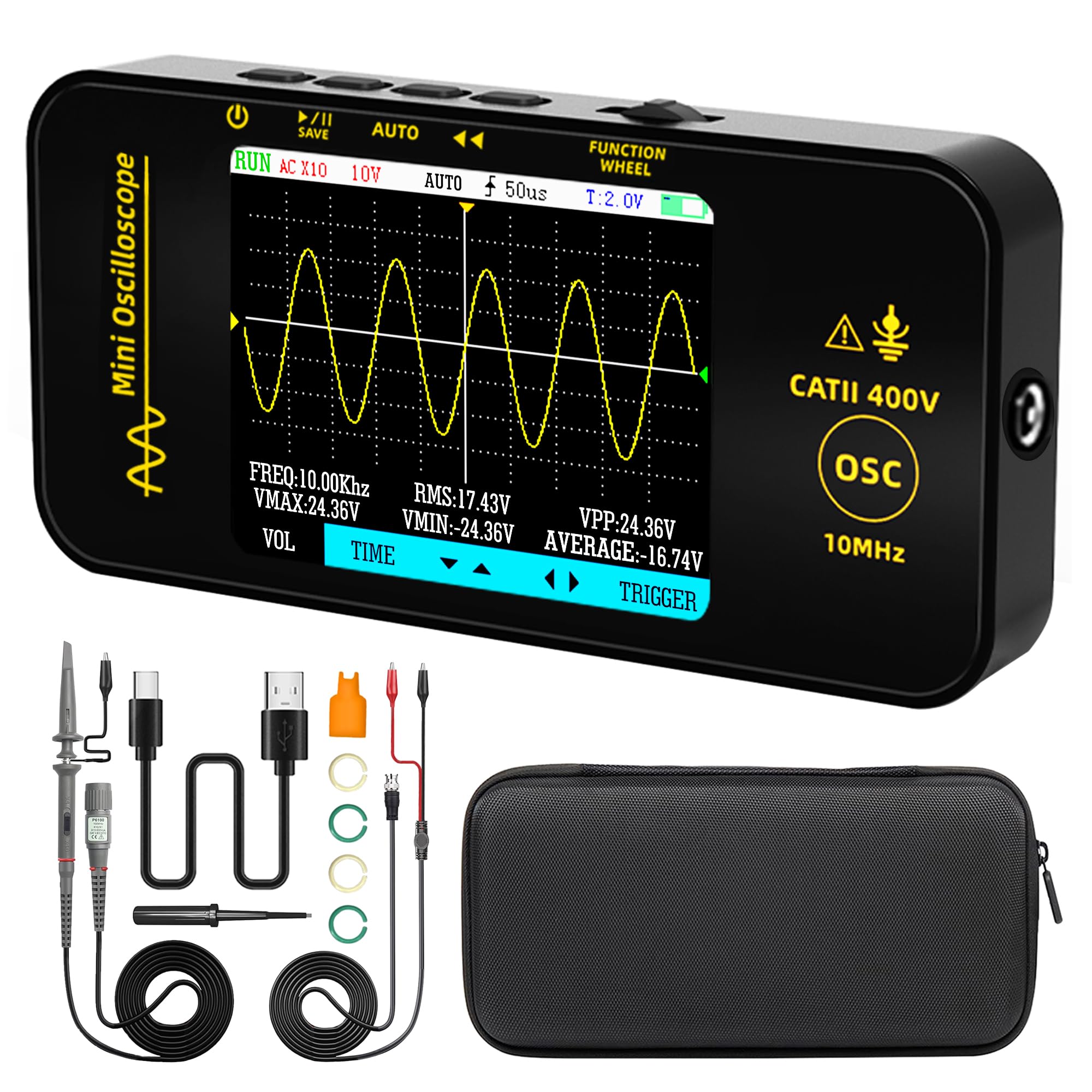 ออสซิลโลสโคปดิจิตอลขนาดเล็ก BS - Oscilloscope Dso Mini บทวิจารณ์และราคา