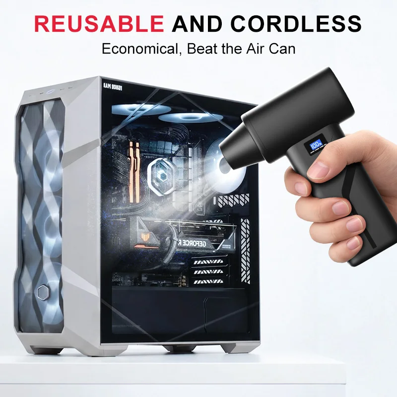 พัดลมเทอร์โบขนาดเล็ก 150000 รอ - Diy Electronics Cleaner บทวิจารณ์และราคา