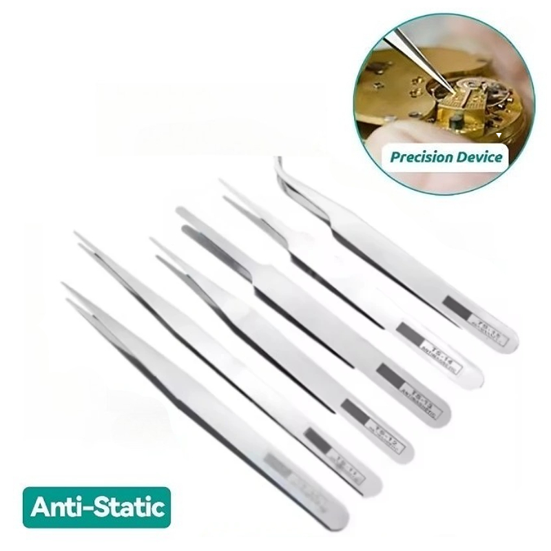 ชุดแหนบสแตนเลสป้องกันแม่เหล็ก  - Diy Electronics Tools บทวิจารณ์และราคา