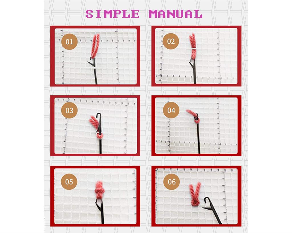 Latch hook พรมชุดสําหรับผู้ใหญ - Diy Electronics Kits For Adults บทวิจารณ์และราคา