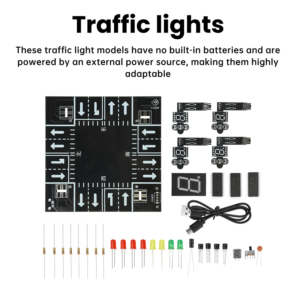 ชุดจำลองสัญญาณไฟจราจรพร้อมเสีย - Diy Electronics Kits For Adults บทวิจารณ์และราคา