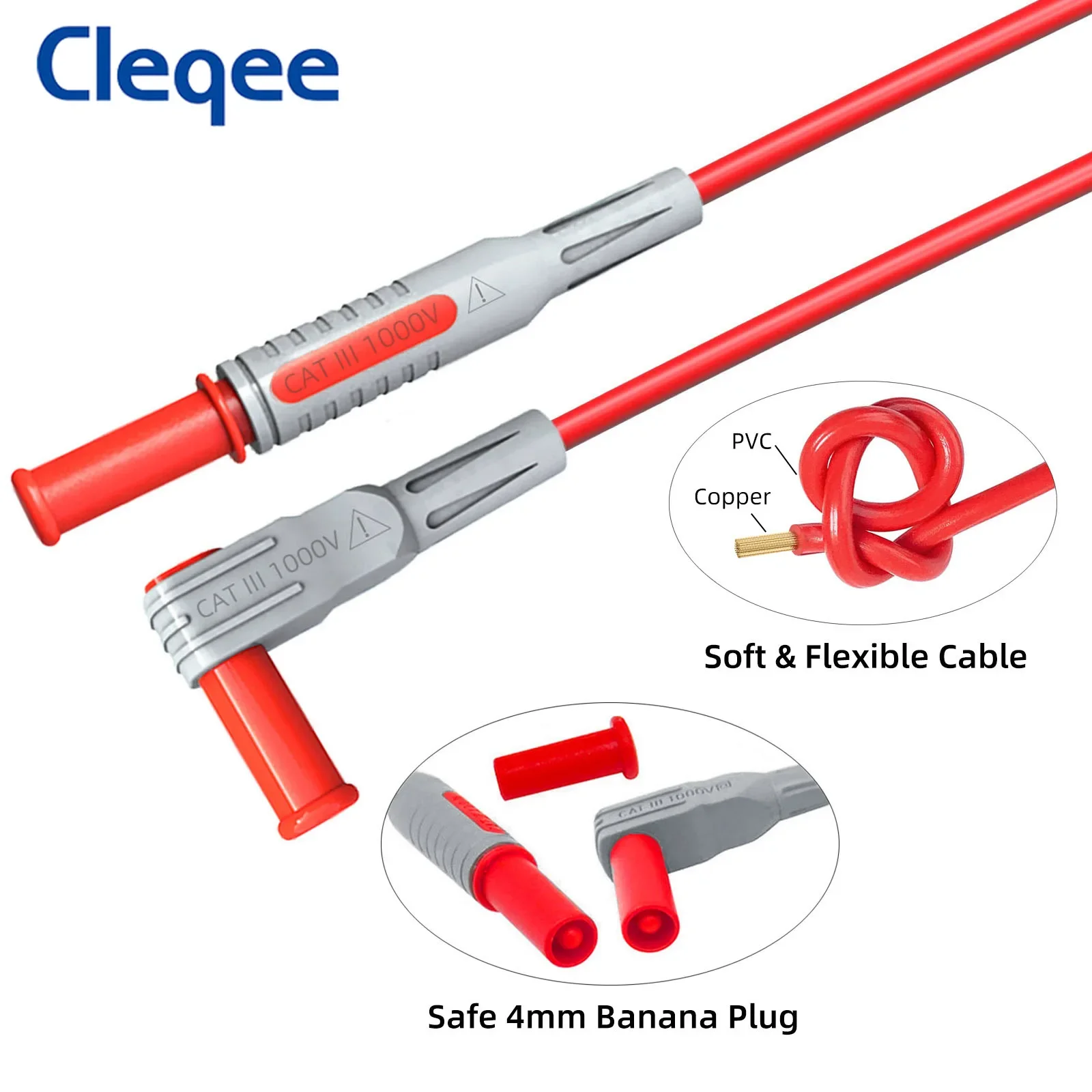 ชุดสายทดสอบมัลติมิเตอร์ Cleqee - Diy Electronics Tools บทวิจารณ์และราคา