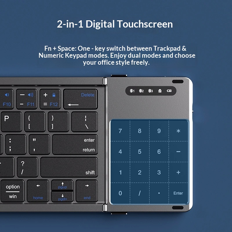 เม็งซู่ ไตร โฟลด์คีย์บอร์ดไร้ส - Diy Mouse Electronics บทวิจารณ์และราคา