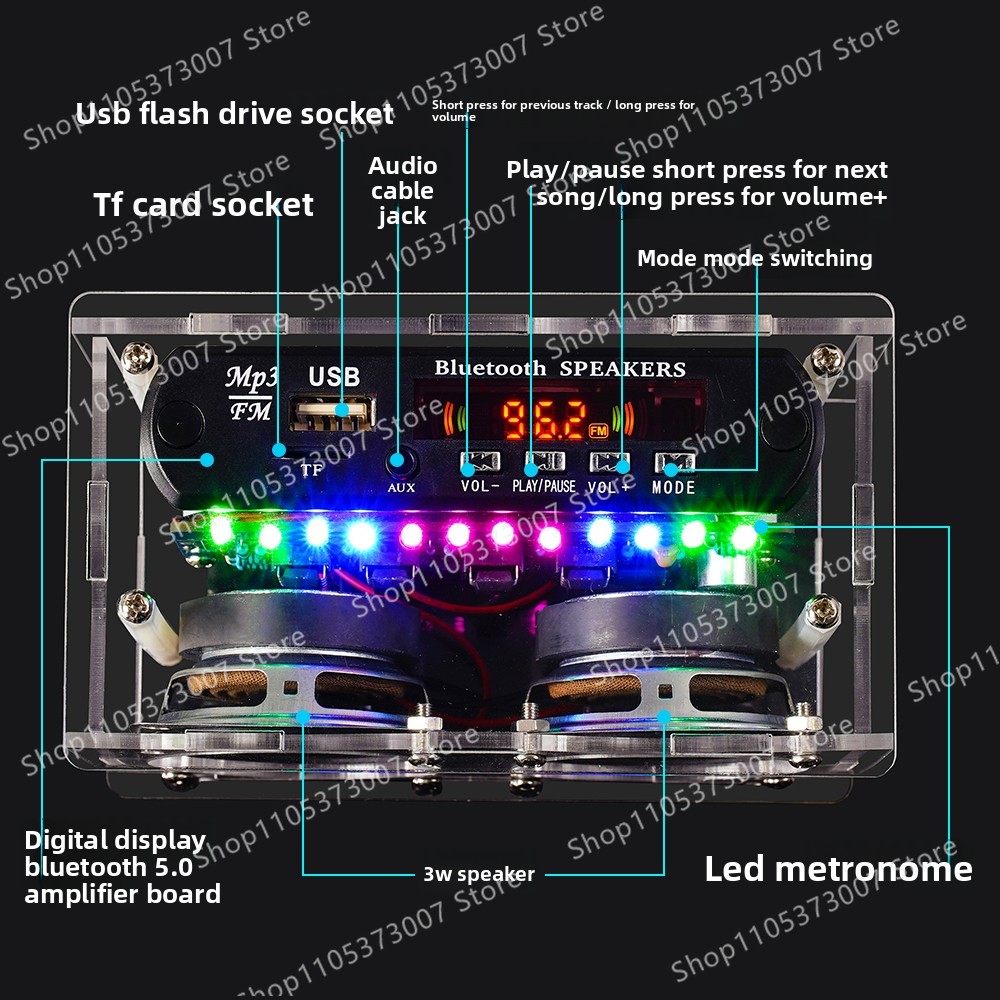 ชุดอุปกรณ์วิทยุ DIY, ลำโพงบลูท - Diy Audio Electronics Kit บทวิจารณ์และราคา