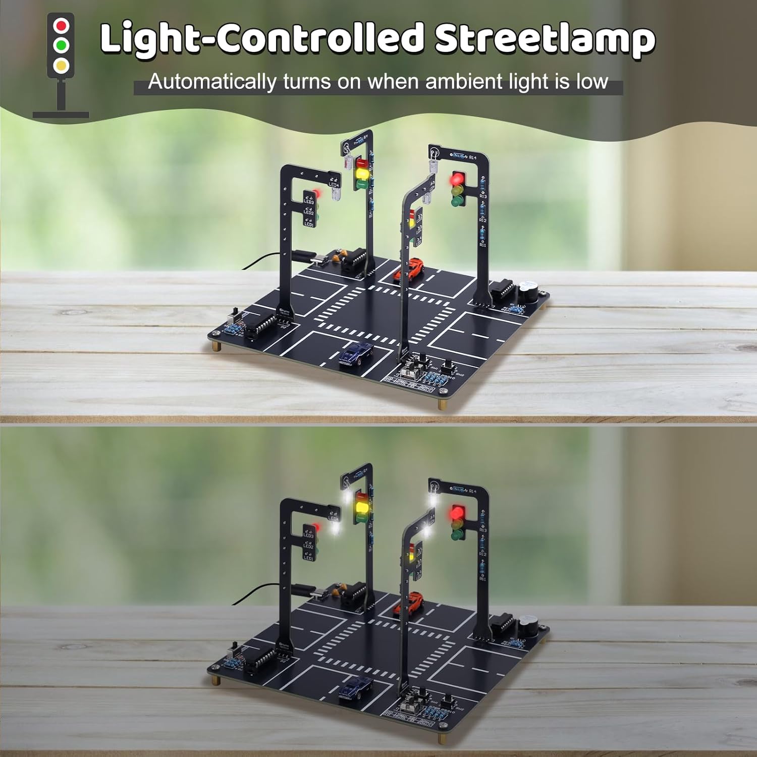 ชุดจำลองสัญญาณไฟจราจรพร้อมเสีย - Diy Electronics Kits For Adults บทวิจารณ์และราคา